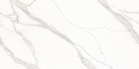 Sırlı Mermer Görünümlü Karo / Beyaz Mermer Yer Karosu Porcelanato Cilalı
