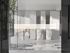 Yüksek Kayma Dirençli Porselen Çimento Görünümlü Karo, Çimento Destekli Levha Yüzeyler İçin Uygundur