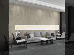 İç Mekan Uygulamaları İçin Sırlı Cilalı Beyaz İç Mekan Seramik Yer Karoları