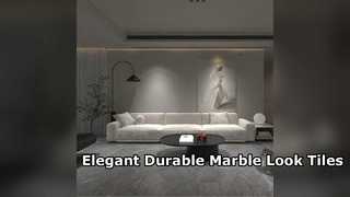 Dayanıklı 1200x2700mm Mermer Görünümlü Porselen Mutfak Fayansları