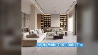 Modern Mekanlar İçin Dayanıklı Mermer Görünümlü Porselen Karo