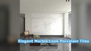 Modern Mekanlar İçin Lüks Mermer Görünümlü Porselen Karo