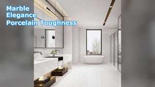 Mutfaklar Banyolar İçin Mermer Görünümlü Fayans