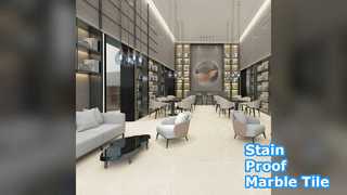 Mermer Görünümlü Fayans: Leke Tutmaz ve Kolay Temizlenir