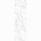 Kalıcı 800x2700mm Beyaz Porselen Plak Taş Gri Mermer Damarlı Plak Masa