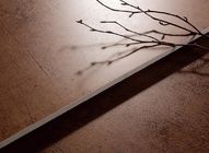 Rust Metal Görünümlü Fayans Vurgulu Çini Dekoratif Metal Karo 600x600 mm Ebat Salon Porselen Yer Karosu
