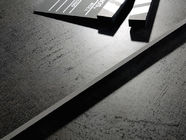 Sırlı Modern Porselen Karo 600x600 mm Ebat Pürüzlü Yüzey Yükseltilmiş Pas Siyah Renkli