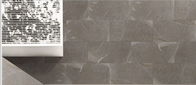 Mat Sırlı Porselen Yer Karosu / 600 X 600mm Siyah Duvar Desenli Fayans Düşük Su Emme
