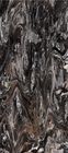 Siyah Seramik Banyo Cilalı 15.5mm Mermer Görünümlü Porselen Karo