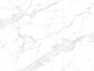 Salon Porselen Yer Karosu Ve Duvar Tasarımı Calacatta Beyaz Mermer Görünümlü Büyük Boy Porselen Karo 160*360cm
