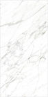 Tam Gövde Zemin Beyaz Mermer Fayans İtalyan Carrara Çizgili Mermer Görünümlü Finish Porselen Karo1600 * 3200mm