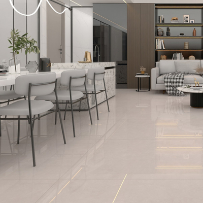 Kolay Bakım Porselen Zemin Kelepçeleri 10mm Matt Finish Dahili yaşam alanları için lekeye dayanıklı