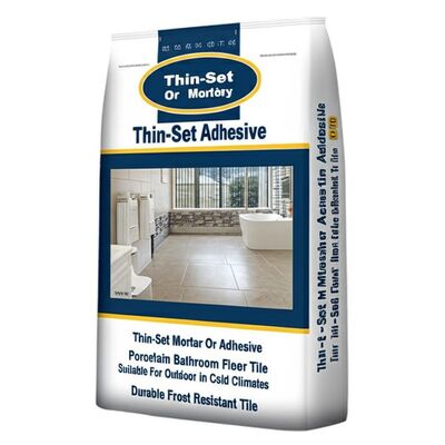 İnce Yapışkan Mortar veya Yapışkan Porselen Banyo Zemin Kelepçesi Soğuk İklimlerde Dışarıya Uygun Dayanıklı Dondurma Sabit Kelepçeler