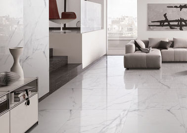 Dijital Carrara Mermer Yer Karosu 24x48 Oturma Odası İçin Aşınmaya Dayanıklı