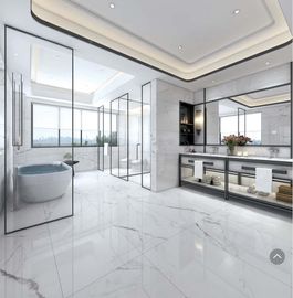 Büyük Boy Carrara Mermer Görünümlü Seramik Karo 300*1200 Mm Doğru Ölçüler