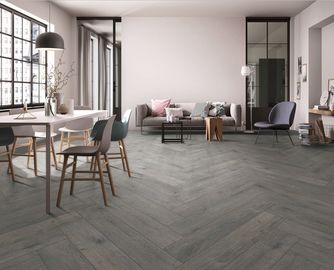 Ahşap Görünüm 48x8 İnç Kapalı Porselen Karo, Taupe Porselen Karo Kaymaz