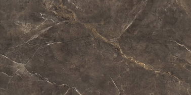 Kahverengi Seramik Yer Karosu ve Geniş Formatlı Porselen Merdiven Karosu 900 * 1800mm Dayanıklı Kalınlık 10mm Modern Porselen Karo