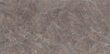 İnce 900*1800mm İç Mekan Porselen Karo Kalınlığı 10mm Kaymaz Kahverengi Renk İç Fayans Döşeme