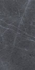 Cilalı 900x1800mm Oturma Odası Porselen Yer Karosu Ucuz Siyah Renk Büyük Duvar Karosu