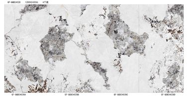 Geniş Format Cilalı Sırlı Mutfak Beyaz Seramik Duvar Karosu 1200x2400 Mm Mermer Görünümlü Porselen Karo