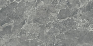 Kapalı Porselen Fayans Çin Malzemeleri 740x1500mm Ebat Gri Renkli Porselen Cilalı Yer Karosu