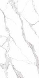 1200x2400mm Rustik Cilalı Sırlı Dış Beyaz Renk Geniş Formatlı İç Mekan Porselen Yer Karosu