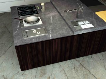 İç Zemin Gri 800X2600mm Mermer Görünümlü Porselen Karo