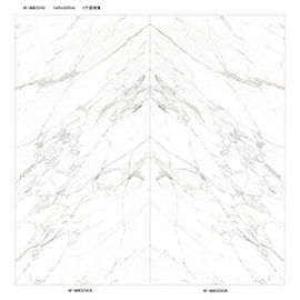 İtalyan Carrara Tam Gövde Zemin Beyaz Mermer Fayans Çizgili Mermer Görünümlü Finish Porselen Karo 160 * 320cm