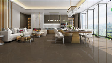 Çin Fabrikası Büyük Mat Kaplama Dack Kahverengi 1200x2400mm Silm Döşeme Karosu Porselen Fayans