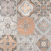Çok Renkli Ev Dekorasyonu 600x600 Mm İç Mekan Porselen Karolar